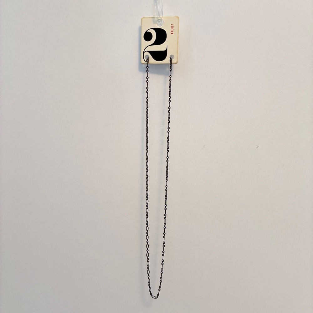 Anthropologie X John Wind Collection Charm Holder Necklace 24"